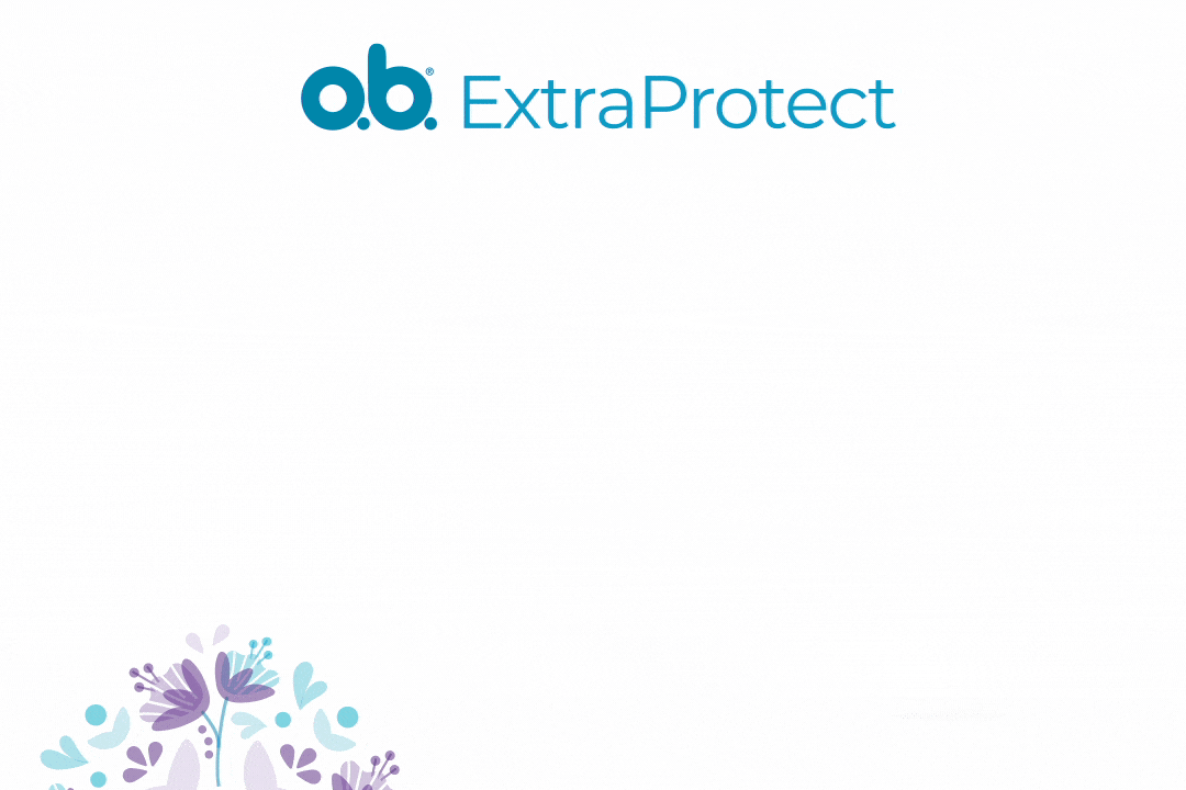 Animation sur la gamme de produits o.b.® Extra Protect